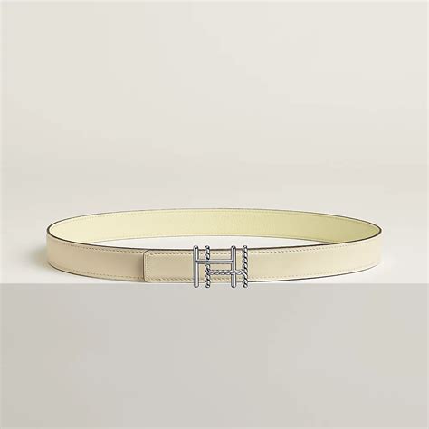 hermes au carre belt|H au Carre Twist belt buckle & Reversible leather strap 24 mm.